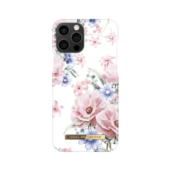 iDeal of Sweden Fashion CS17 Back Case priekš Apple iPhone 12 / 12 Pro - Floral Romance - plastikāta aizmugures apvalks ar iebūvētu metālisku plāksni / bampers-vāciņš