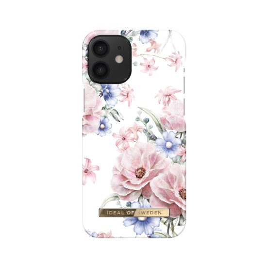 iDeal of Sweden Fashion CS17 Back Case priekš Apple iPhone 12 mini - Floral Romance - plastikāta aizmugures apvalks ar iebūvētu metālisku plāksni / bampers-vāciņš