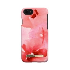 iDeal of Sweden Fashion SS21 Back Case priekš Apple iPhone 7 / 8 / SE2 (2020) / SE3 (2022) - Coral Blush Floral - plastikāta aizmugures apvalks ar iebūvētu metālisku plāksni / bampers-vāciņš