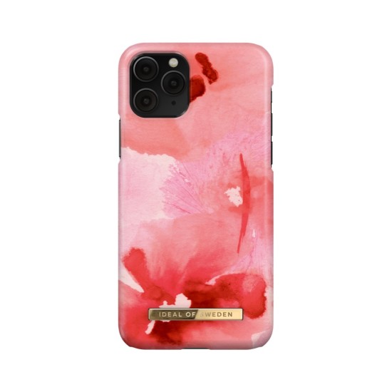 iDeal of Sweden Fashion SS21 Back Case для Apple iPhone 11 Pro - Coral Blush Floral - пластиковый чехол-накладка с встроенной металической пластиной / бампер-крышка