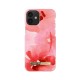 iDeal of Sweden Fashion SS21 Back Case priekš Apple iPhone 12 mini - Coral Blush Floral - plastikāta aizmugures apvalks ar iebūvētu metālisku plāksni / bampers-vāciņš