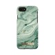 iDeal of Sweden Fashion SS21 Back Case priekš Apple iPhone 7 / 8 / SE2 (2020) / SE3 (2022) - Mint Swirl Marble - plastikāta aizmugures apvalks ar iebūvētu metālisku plāksni / bampers-vāciņš