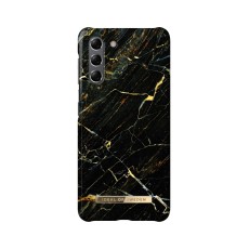 iDeal of Sweden Fashion CA16 Back Case priekš Samsung Galaxy S21 G991 - Port Laurent Marble - plastikāta aizmugures apvalks ar iebūvētu metālisku plāksni / bampers-vāciņš