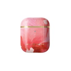 iDeal of Sweden Fashion Case priekš Apple Airpods - Coral Blush Floral - plastikāta apvalks bezvadu austiņu lādēšanas ierīcei