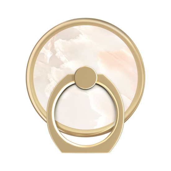 iDeal of Sweden Magnetic Ring Mount - Rose Pearl Marble - Universāls magnētisks gredzens-turētājs telefonam