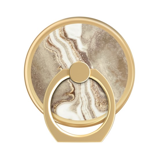 iDeal of Sweden Magnetic Ring Mount - Golden Sand Marble - Universāls magnētisks gredzens-turētājs telefonam