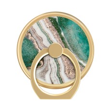 iDeal of Sweden Magnetic Ring Mount - Golden Jade Marble - Universāls magnētisks gredzens-turētājs telefonam