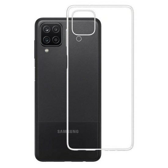 3MK Clear Case priekš Samsung Galaxy A12 A125 - Caurspīdīgs - silikona aizmugures apvalks / bampers-vāciņš