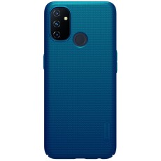 Nillkin Super Frosted Shield Matte PC Mobile Cover priekš OnePlus Nord N100 - Zils - plastikas aizmugures apvalks / bampers-vāciņš