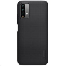 Nillkin Super Frosted Shield Matte PC Mobile Cover priekš Xiaomi Redmi 9T / Poco M3 - Melns - plastikas aizmugures apvalks (bampers, vāciņš, PU back cover, bumper shell)