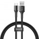 Baseus 0.5M Halo 3A USB to Micro USB cable - Melns - microUSB lādēšanas un datu kabelis / vads