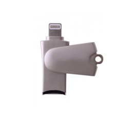 Micro SD Card Reader with Lightning port - Pelēks - atmiņas karšu lasītājs