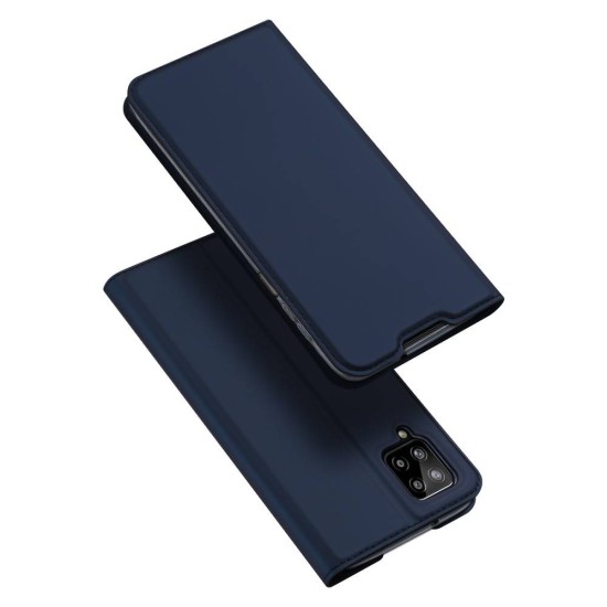 Dux Ducis Skin Pro series priekš Samsung Galaxy A20s A207 - Tumši Zils - sāniski atverams maciņš ar magnētu un stendu
