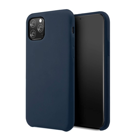 Vennus Silicone Lite Back Case priekš Samsung Galaxy A20s A207 - Tumši Zils - silikona aizmugures apvalks / bampers-vāciņš