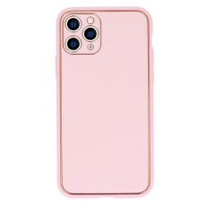 Tel Protect Luxury Leather Back Case priekš Samsung Galaxy S21 Plus G996 - Rozā - mākslīgās ādas apvalks / bampers-vāciņš