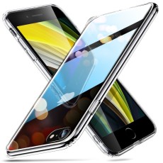 ESR Ice Shield Glass Back Case priekš Huawei P30 Lite - Caurspīdīgs - silikona un stikla aizmugures apvalks / bampers-vāciņš