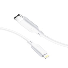 Bluestar 1.2M PD Type-C to Lightning cable - Balts - Apple iPhone / iPad lādēšanas un datu kabelis / vads