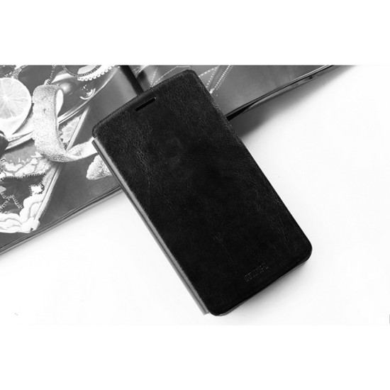 Mofi New Rui priekš LG G4 H815 - Melns - sāniski atverams maciņš ar stendu (ādas maks, grāmatiņa, leather book wallet case cover stand)