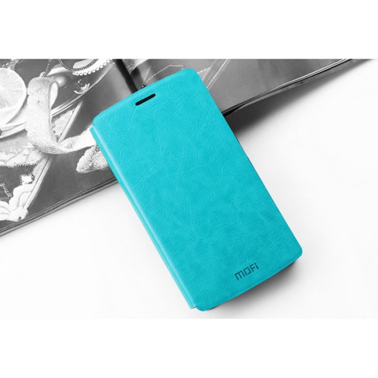 Mofi New Rui priekš LG G4 H815 - Tirkīzs - sāniski atverams maciņš ar stendu (ādas maks, grāmatiņa, leather book wallet case cover stand)
