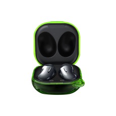 Drop Resistant Hard PC Case priekš Samsung Galaxy Buds Live / Buds Pro / Buds 2 / Buds 2 Pro / Buds FE - Zaļš - plastikāta apvalks bezvadu austiņu lādēšanas ierīcei