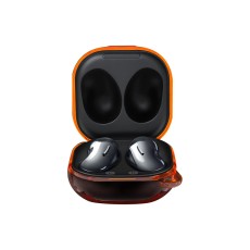 Drop Resistant Hard PC Case priekš Samsung Galaxy Buds Live / Buds Pro / Buds 2 / Buds 2 Pro / Buds FE - Oranžs - plastikāta apvalks bezvadu austiņu lādēšanas ierīcei