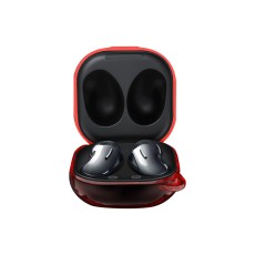 Drop Resistant Hard PC Case priekš Samsung Galaxy Buds Live / Buds Pro / Buds 2 / Buds 2 Pro / Buds FE - Sarkans - plastikāta apvalks bezvadu austiņu lādēšanas ierīcei
