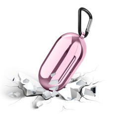 TPU Electroplated Protective Case priekš Samsung Galaxy Buds / Buds Plus - Rozā Zelts - silikona apvalks bezvadu austiņu lādēšanas ierīcei