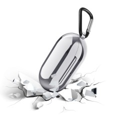 TPU Electroplated Protective Case priekš Samsung Galaxy Buds / Buds Plus - Sudrabains - silikona apvalks bezvadu austiņu lādēšanas ierīcei