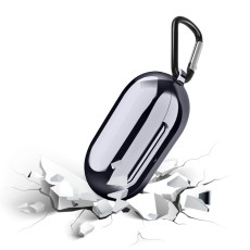 TPU Electroplated Protective Case priekš Samsung Galaxy Buds / Buds Plus - Melns - silikona apvalks bezvadu austiņu lādēšanas ierīcei