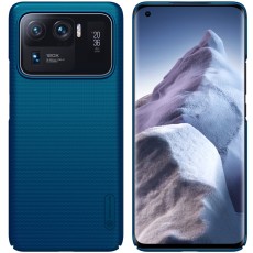 Nillkin Super Frosted Shield Matte PC Mobile Cover priekš Xiaomi Mi 11 Ultra - Zils - plastikas aizmugures apvalks / bampers-vāciņš