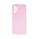 OEM Silicone Back Case (Microfiber Soft Touch) priekš Samsung Galaxy A32 4G A325 - Gaiši Rozā - matēts silikona aizmugures apvalks