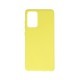 OEM Silicone Back Case (Microfiber Soft Touch) для Samsung Galaxy A12 A125 - Жёлтый - матовая силиконовая накладка