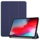 Tri-fold Stand PU Leather Smart Case priekš Apple iPad Pro 11 (2020 / 2021 / 2022) - Tumši Zils - sāniski atverams maciņš ar stendu