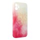 Forcell Pop Back Case priekš Apple iPhone 11 - Balts / Sarkans - silikona aizmugures apvalks / bampers-vāciņš