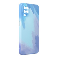 Forcell Pop Back Case priekš Samsung Galaxy A12 A125 - Gaiši Zils - silikona aizmugures apvalks / bampers-vāciņš