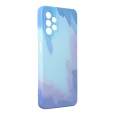 Forcell Pop Back Case priekš Samsung Galaxy A72 A725 - Gaiši Zils - silikona aizmugures apvalks / bampers-vāciņš