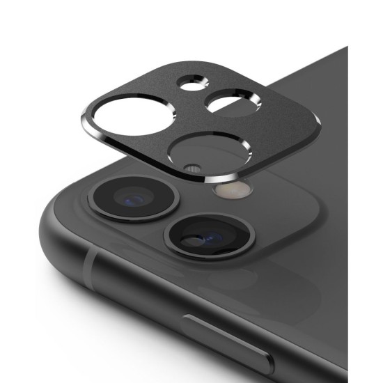Ringke Camera Lens Metal protector priekš Apple iPhone 11 - Melns - metālisks aizmugurējās kameras aizsargs