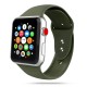 Tech-Protect Silicone Watch Band priekš Apple Watch 38 / 40 / 41 mm - Haki - silikona siksniņa viedpulksteņiem