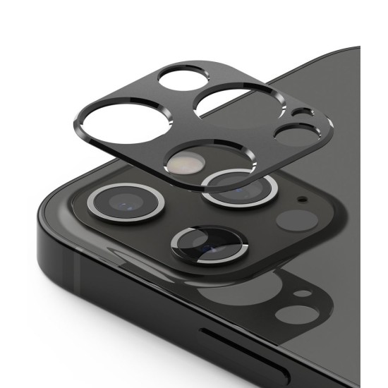 Ringke Camera Lens Metal protector priekš Apple iPhone 12 Pro - Pelēks - metālisks aizmugurējās kameras aizsargs
