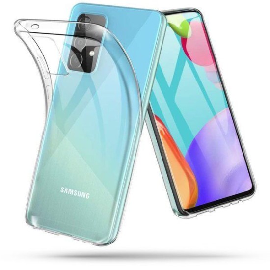 Tech-Protect FlexAir Series Back Case priekš Samsung Galaxy A52 A525 / A52 5G A526 / A52s 5G A528 - Caurspīdīgs - silikona aizmugures apvalks / bampers-vāciņš