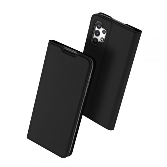 Dux Ducis Skin Pro series для Samsung Galaxy A32 4G A325 - Черный - чехол-книжка с магнитом и стендом / подставкой
