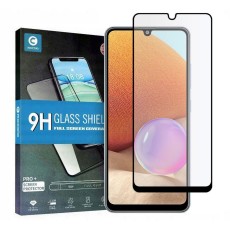 Mocolo TG+ Full Glue Tempered Glass screen protector priekš Samsung Galaxy A32 4G A325 - Melns - Ekrāna Aizsargstikls / Bruņota Stikla Aizsargplēve