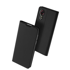 Dux Ducis Skin Pro series priekš Samsung Galaxy Xcover 5 G525 - Melns - sāniski atverams maciņš ar magnētu un stendu