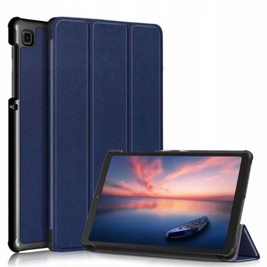 Tech-Protect Smart Case priekš Samsung Galaxy Tab A7 Lite T220 / T225 - Zils - sāniski atverams maciņš ar magnētu un stendu
