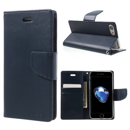 Mercury Bravo Flip Case для Apple iPhone 12 / 12 Pro - Синий - чехол-книжка со стендом / подставкой
