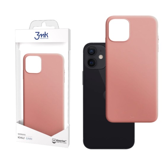 3MK Matt Case для Apple iPhone 13 mini - Розовый - матовая силиконовая накладка / бампер-крышка