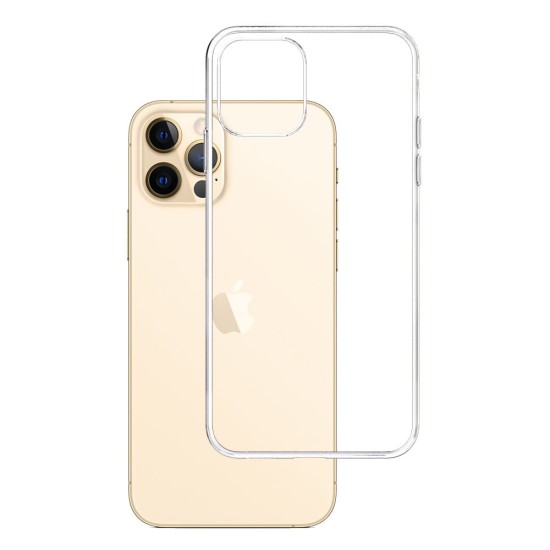 3MK Clear Case priekš Apple iPhone 13 Pro - Caurspīdīgs - silikona aizmugures apvalks / bampers-vāciņš