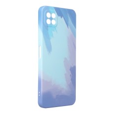 Forcell Pop Back Case priekš Samsung Galaxy A22 5G A226 - Gaiši Zils - silikona aizmugures apvalks / bampers-vāciņš