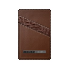 iDeal of Sweden Atelier SS21 Magnetic Card Holder - Wild Cedar Snake - mākslīgās ādas kredītkaršu turētājs ar magnētu