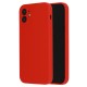 Vennus Silicone Lite Back Case priekš Apple iPhone 12 - Sarkans - silikona aizmugures apvalks / bampers-vāciņš